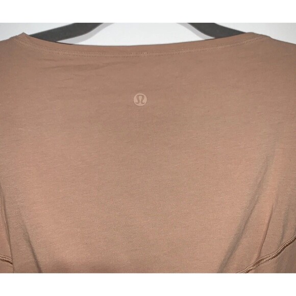 Lot of 2 Lululemon Back In Action Boat Neck Short Sleeve Relaxed Active Top Sz 2 - Picture 4 of 7